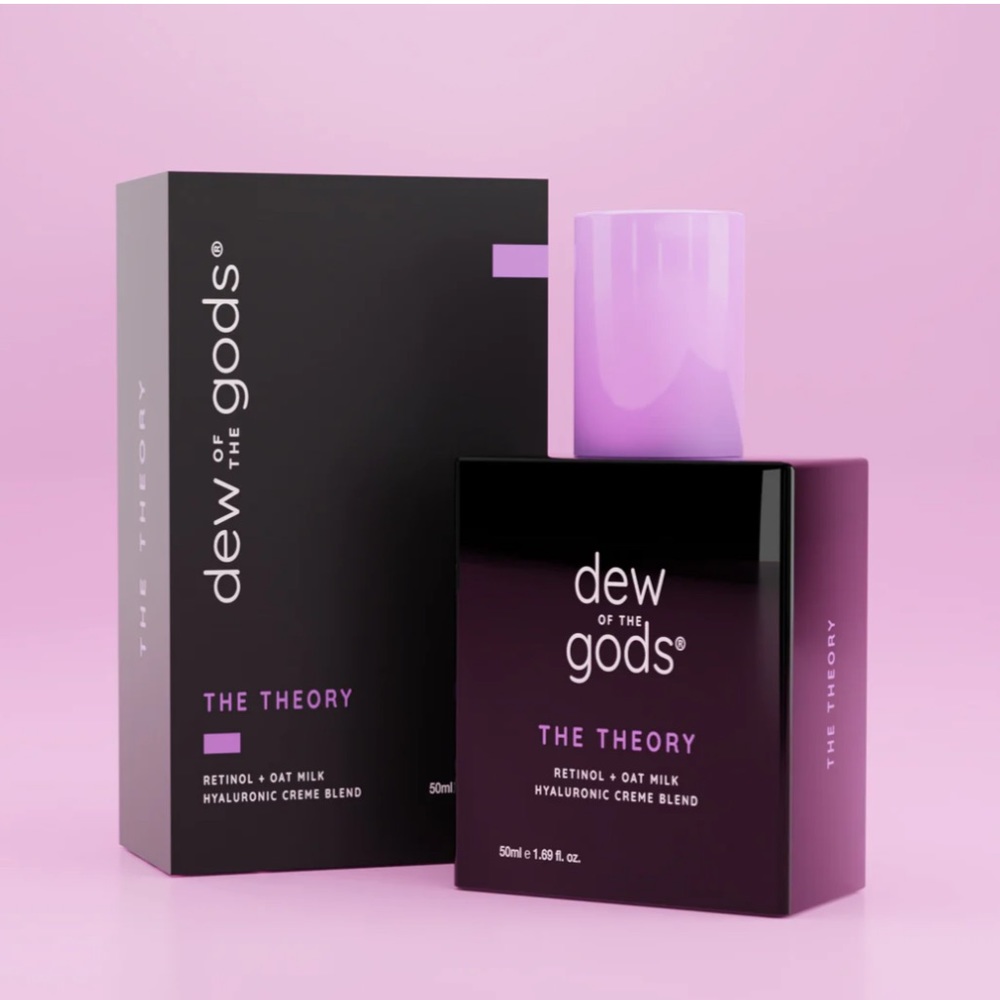 💦 DEW OF THE GODS The THEORY™ Retinol + Oat Milk Hyaluronic Cream Blend - Picture 2 of 6